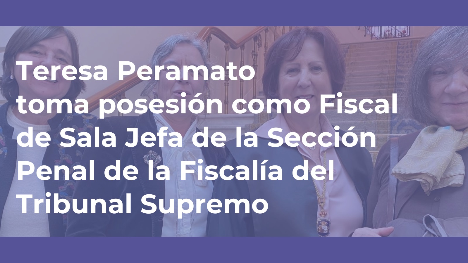 Mujeres Juristas Themis acompaña a Teresa Peramato en su toma de posesión
