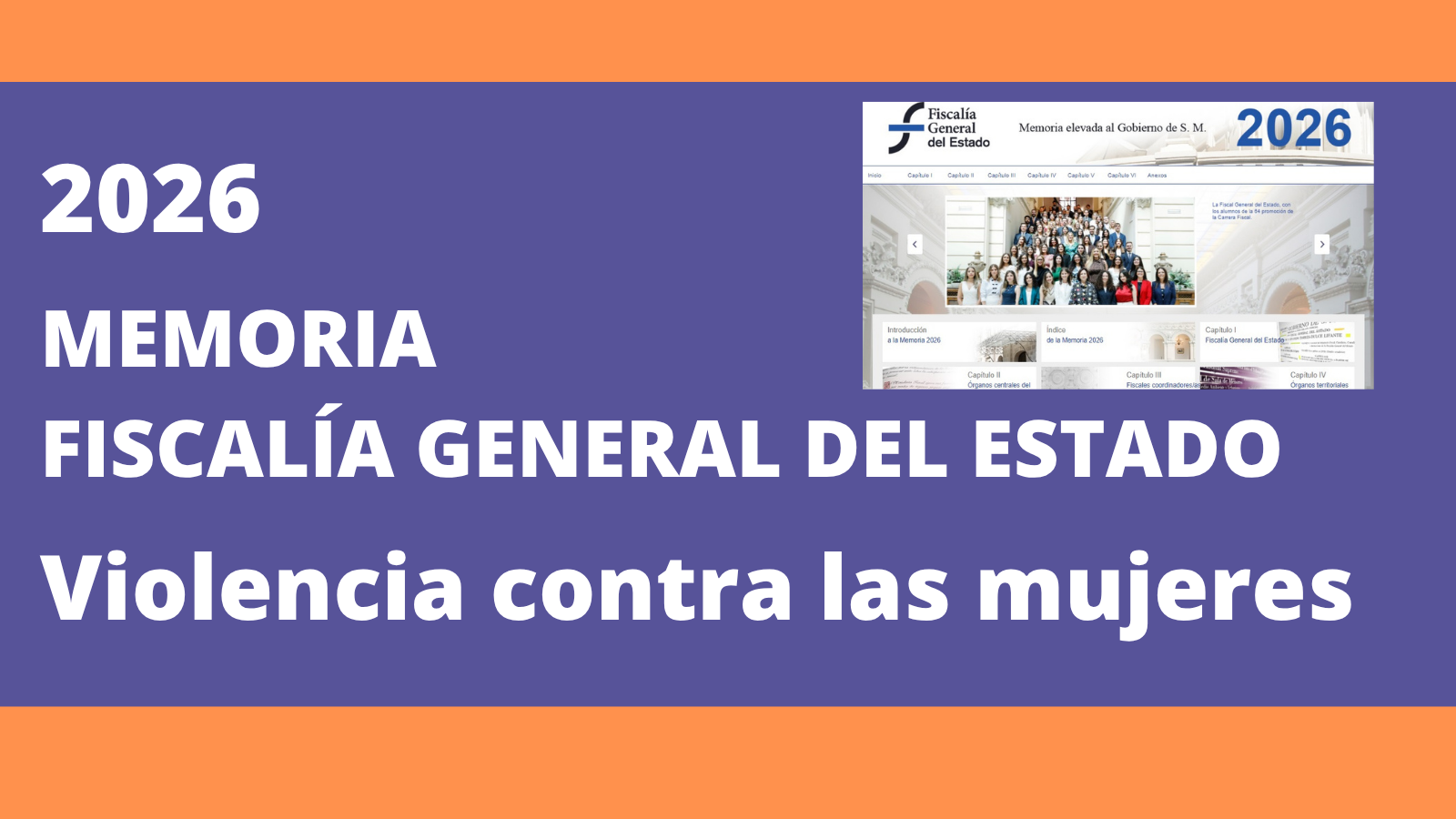 La Memoria de la Fiscalía analiza la violencia contra las mujeres